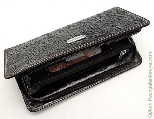 Женский кожаный кошелек на молнии Sergio Valentini СВ 3221-2055  фото 2