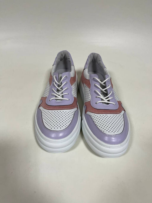 Кеды EDART 149.p.lusi22 w. белый розовый лиловый R - Ed'art фото 2