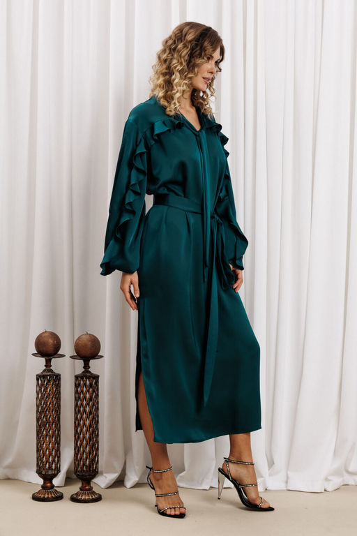 Платье Gizart 5432 морская волна