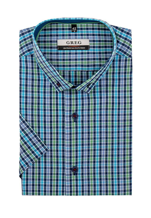 Сорочка мужская короткий рукав GREG 245/109/5015/Z/b/1p_x_GB  фото 2