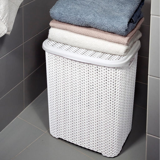 Корзина для белья 40 л "Вязь", арт 2040