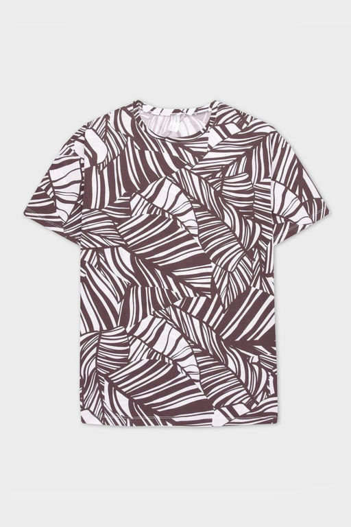 VERY NEAT _ Е 30057/белый,тропический лес фуфайка жен  фото 2