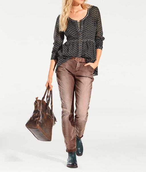 Блузка, мятно-черная - Heine фото 3