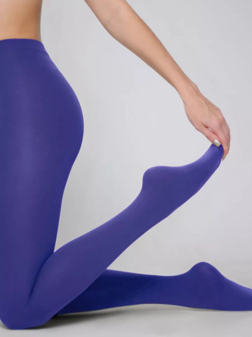 Колготки женские теплые с флисом TEATRO ICE STYLE 240 COLOR светло-фиолетовый  фото 2