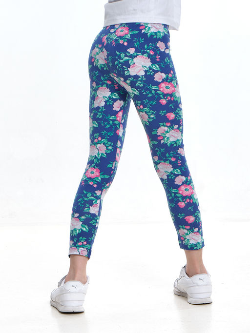 Бриджи (лосины) UD 4964 голубой/розы - Mini maxi фото 14