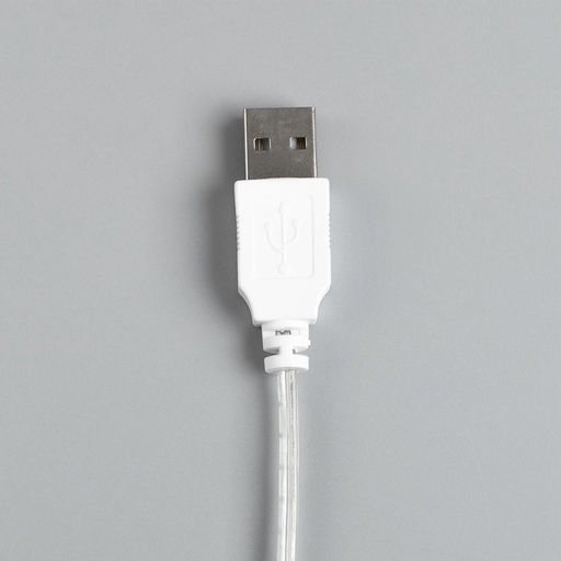 Гирлянда Нить 3 м с насадками Шарики, IP20, прозрачная нить, 20 LED, свечение мульти (RG/RB), мигание, USB - Luazon lighting фото 7