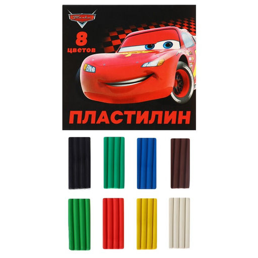 Пластилин 8 цветов 120 г Тачки - Disney фото 6