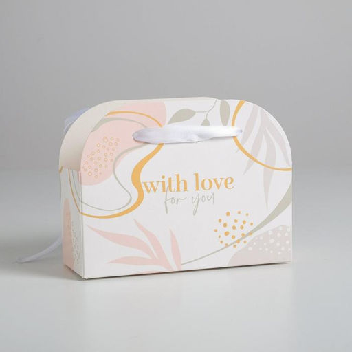 Цена за 5 шт. Переноска для цветов складная With love for you, 17 13 7 см - Дарите счастье фото 3