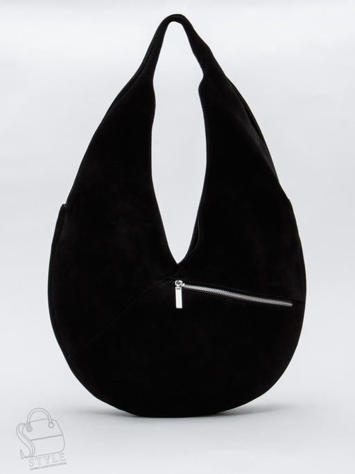 Сумка женская кожаная 1101M black Polina&Eiterou