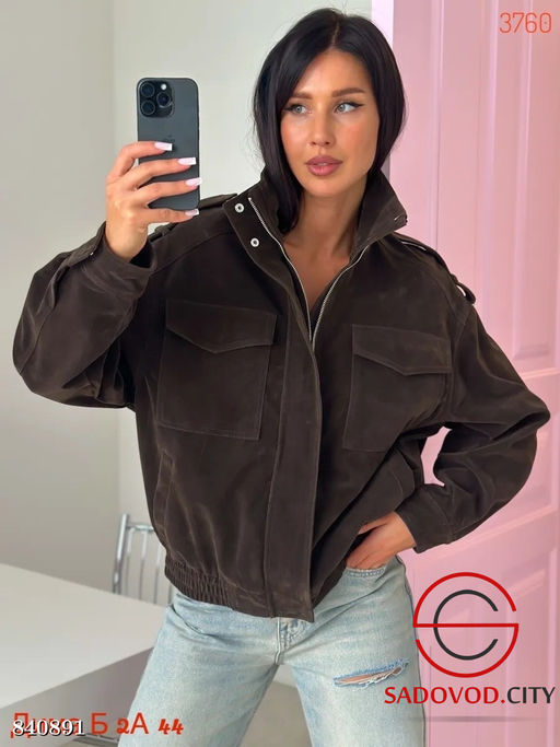 Замшевая женская куртка - Bruno фото 3