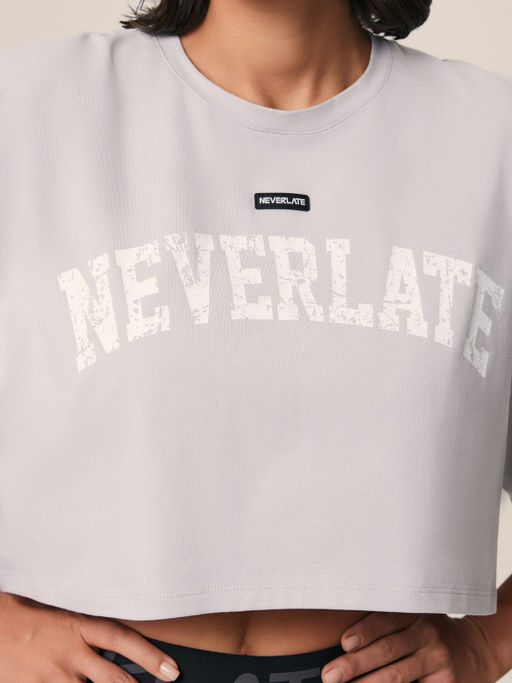 Укороченная футболка оверсайз - NEVERLATE фото 4