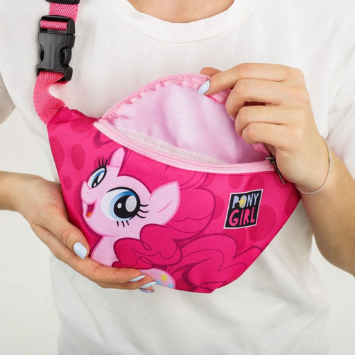 Сумка поясная детская для девочки «Пони», розовая, 25×13×6 см, My Little Pony