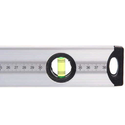 Уровень строительный алюминиевый Lamboss, 3 глазка, 40см