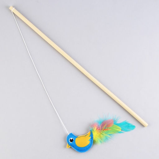 Дразнилка из фетра Птичка, 6,6х5,6 см - Пушистое счастье фото 2