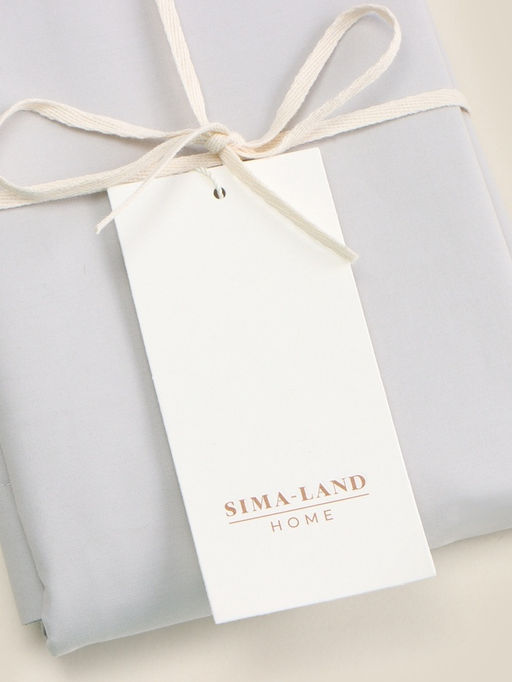 Наволочка SL Home Percale 300ТС, 7070+3 см, серая, перкаль, хлопок 100% - Sima-land home фото 6