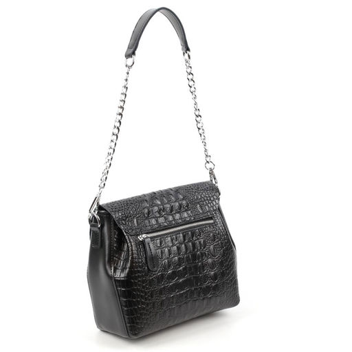Женская кожаная сумка через плечо под крокодила 0112-1 - Cidirro фото 4