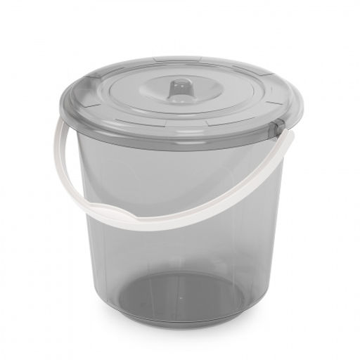 Ведро 7л. Хозяюшка с крышкой М1204 - Альтернатива фото 3