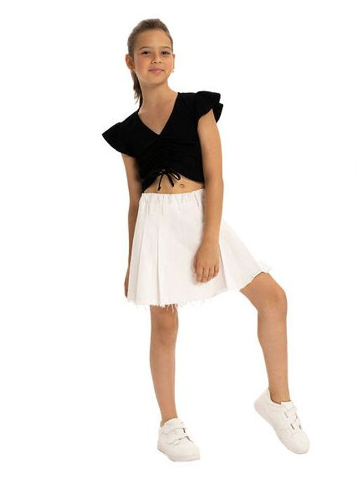 Юбка-шорты дев. О56439