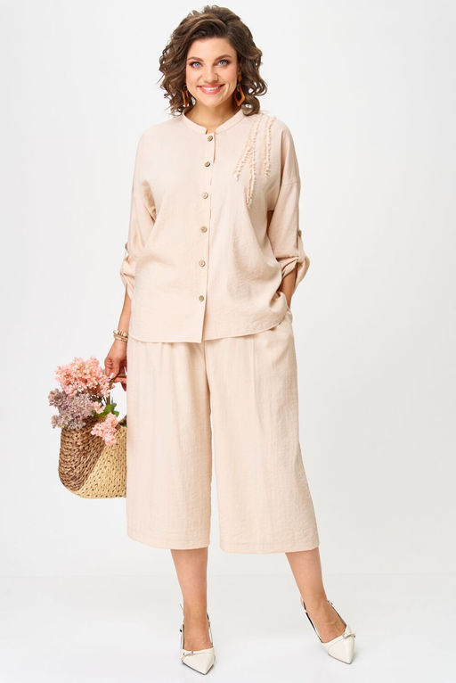 Костюм Aira Style 24229 бежевый