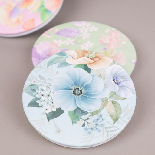 Зеркало карманное 7,5 см / CW419-5 /уп 12/480/ - Галеонтрейд фото 6