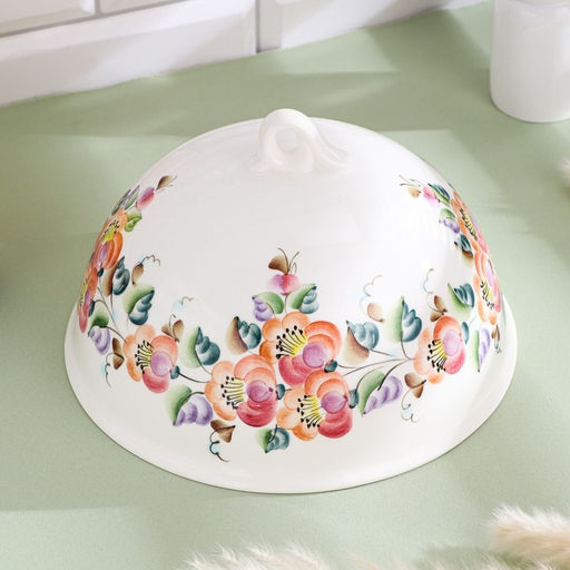 Блинница с крышкой Воскресенье, блюдо, 22.5?22.5?17.5 см, 1 сорт, автор Рогочая Н.В. - Simaland фото 3