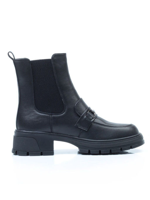 01-5251-1 BLACK Ботинки демисезонные (искусственная кожа, байка) - No name фото 27