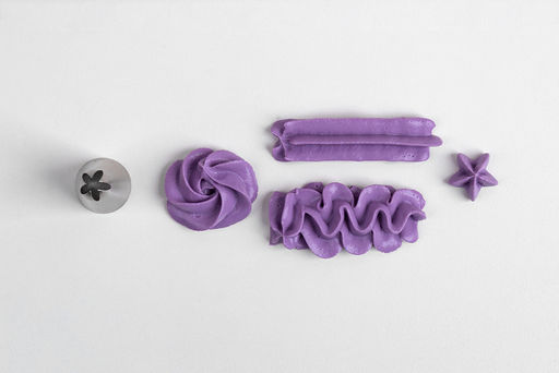 S-CHIEF SHF-0095 Кондитерская насадка d основания 24 мм нержавеющая сталь 1 шт № 07 цветок