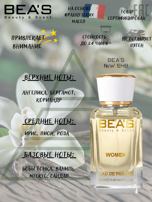 Парфюм Beas 50 ml W 548  women  фото 2