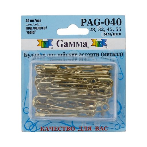 БУЛАВКИ PAG-040 АНГЛИЙСКИЕ АССОРТИ GAMMA