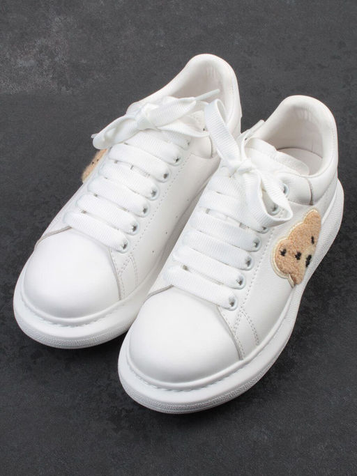 03-X668-1D WHITE Кроссовки женские (натуральная кожа)