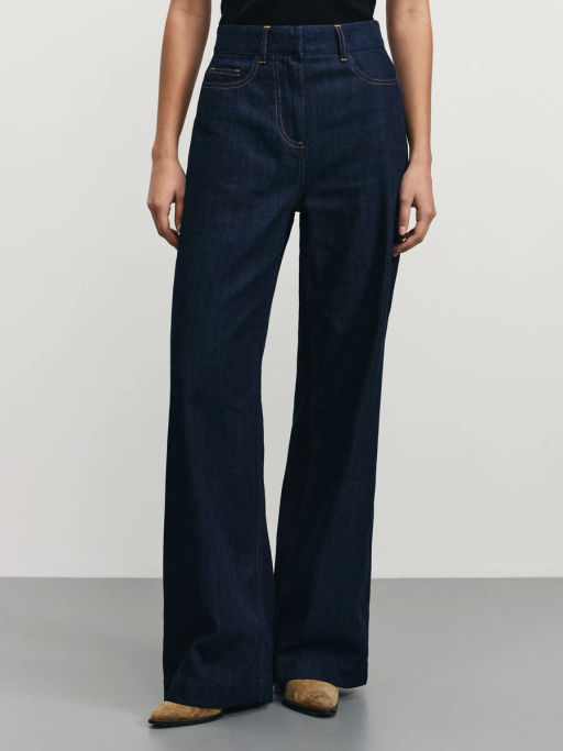 Джинсы wide leg с высокой посадкой / Zarina фото 2