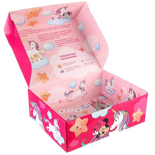 Складная коробка с игрой 28х21х9 см, Минни и единорог - Disney фото 6