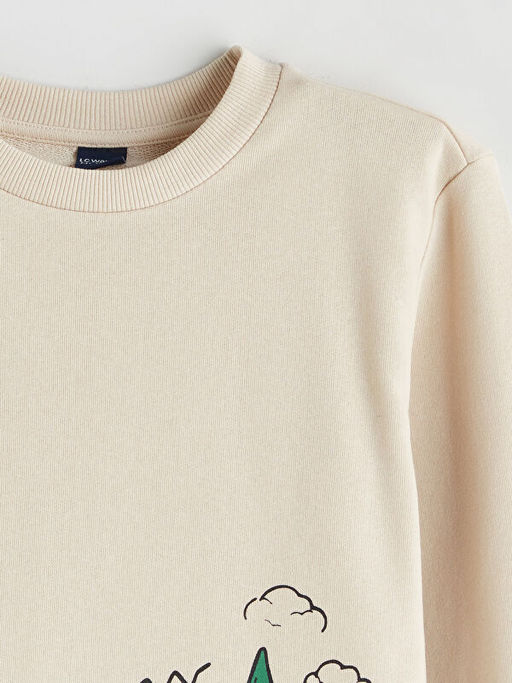 Bisiklet Yaka Erkek ?ocuk Sweatshirt