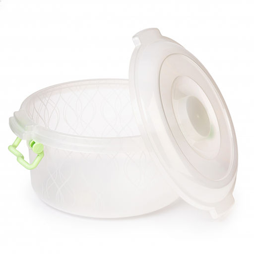 Контейнер круглый с ручками и крышк. 5л арт.А (М097) (для шашл.)