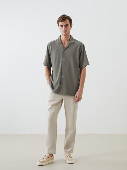 Regular Fit Fitilli Erkek G?mlek