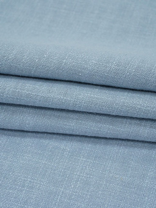 Крапива Рами (Ramie)-диагональ, цв.Серо-голубая дымка-2, ш.1.4м, крапива-100%, 270гр/м.кв - Купава фото 8