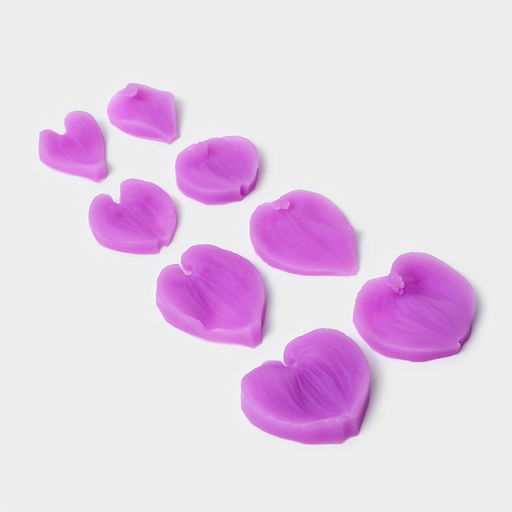 Набор молдов Сердца, силикон, 4 пары, розовый - Simaland фото 6