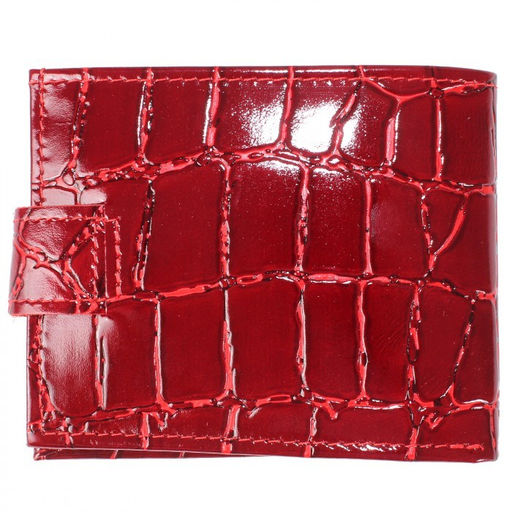 Портмоне женское Croco-ПР-901 натуральная кожа 2 отд, 4 карм, красный скат (74) 207294  фото 2