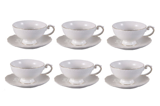 Чайный набор JEWEL Кружево 12 предметов (фарфор)