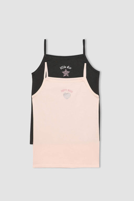 Майка из двух частей для девочек - Defacto фото 5