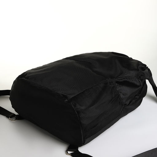 Мешок для обуви большой на стяжке, цвет чёрный