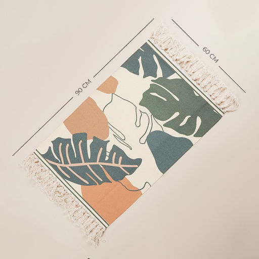 Коврик для дома SL Home Cotton, 60×90 см, молочный