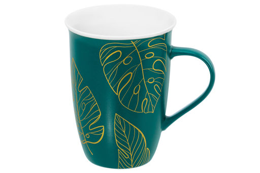 Кружка 450 мл 12,5*9*12,5 см Листья, NEW BONE CHINA - Elan gallery фото 4