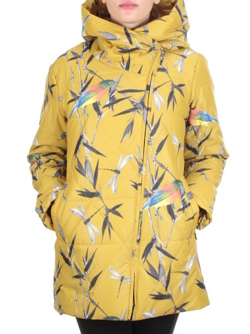 806 YELLOW Куртка демисезонная женская (100 гр. синтепон) - Фабричный китай фото 2
