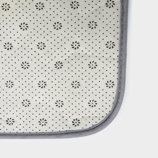 Коврики для ванной и туалета Доляна «Галька, ракушки», 2 шт., 40×50 см, 50×80 см, серые