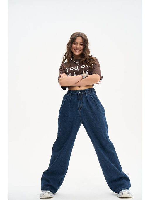 В наличии Джинсы багги