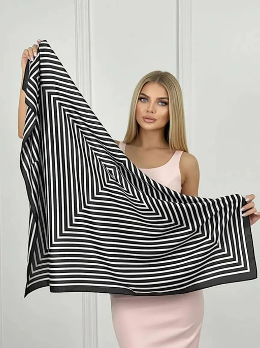 K13579 Платок (90/90см шелк) МУЛЬТИЦВЕТ_02