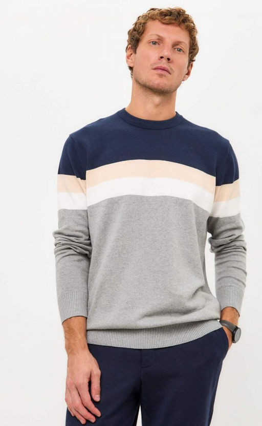 Джемпер F421-1551 grey melange - Fine joyce фото 7