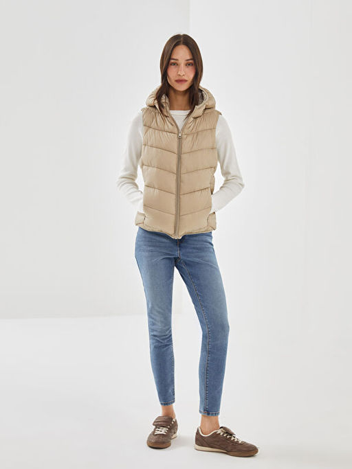 Kap??onlu Kad?n ?i?me Yelek