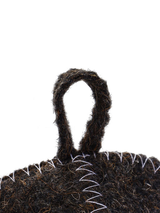 Цена за 2 шт. Шапка для бани и сауны «Классическая», шерсть 100%, серая